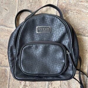 Guess | Bags | Guess Black Gray Signature Logo Drawstring 